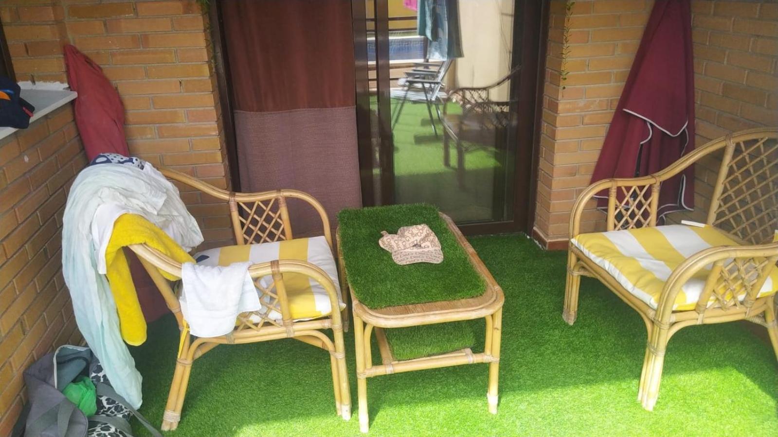 Apartamento Con Terraza Y Acceso Directo A La Piscina Y A 50 M De La Playa Miami Playa Luaran gambar